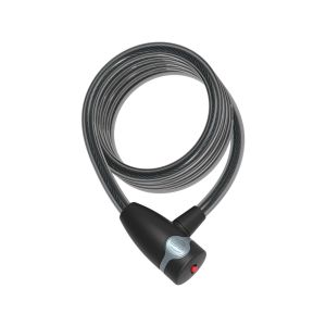 Contec EcoLoc spiral cable lock (185cmx12mm | black / grey)