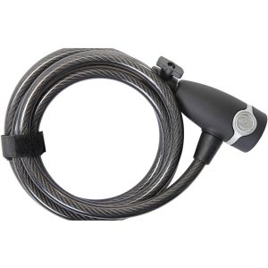 Contec EcoLoc spiral cable lock (185cmx10mm | black / grey)