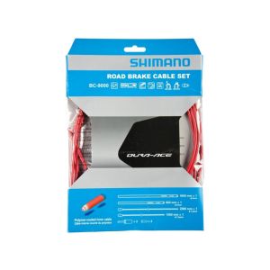 Shimano Dura Ace BC-9000 brake cable set polymer (red)