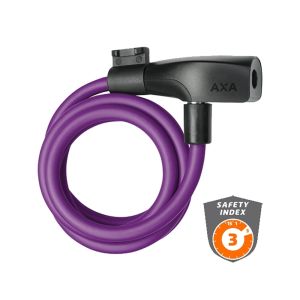AXA Resolute 8 cable lock (120cm x 8mm | royal purple)