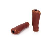 XLC GR-G11 Bicycle grips (135mm | brown | leather look)