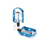 XLC PD-M15 Ultralight V bicycle pedal (silver / blue)